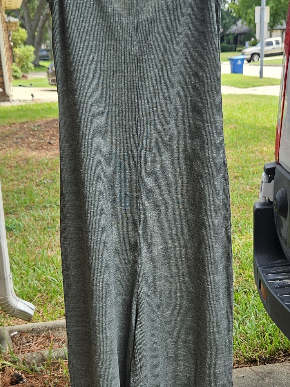 Victoria's Secret Ribbed Wide-Leg Jumpsuit